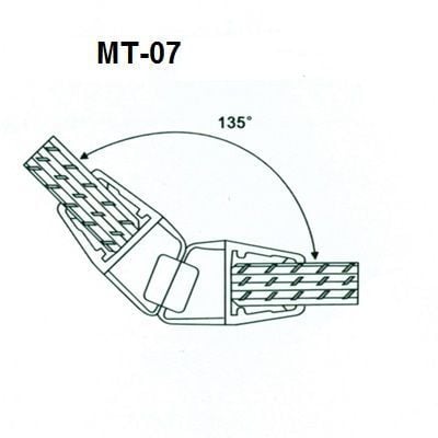 Уплотнитель 8мм*2,2м для душевой кабины MT-07